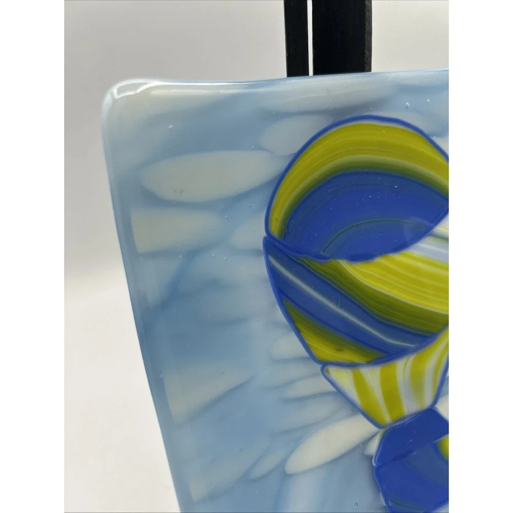 Fused Art Glass Hot Air Balloon 6